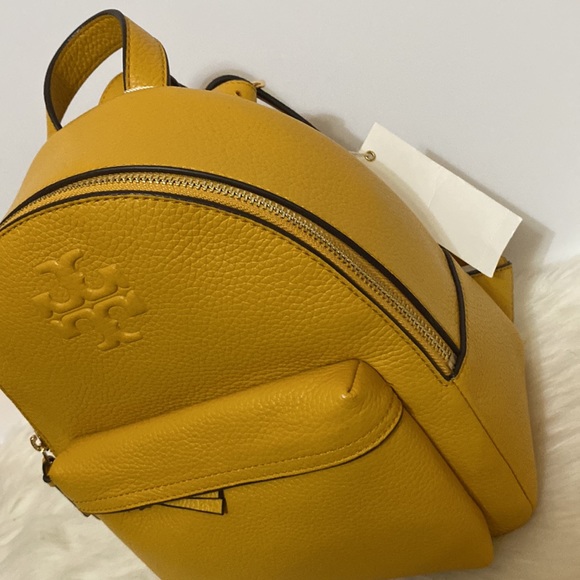 Tory Burch Yellow Mini Backpack - Picture 3 of 9